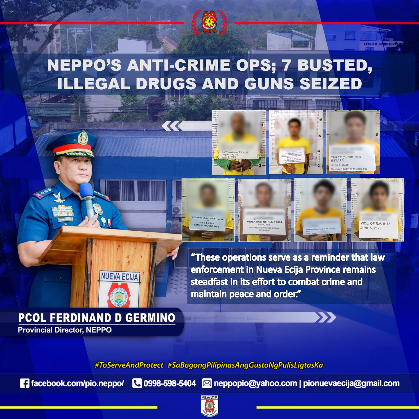 NEPPO’s ANTI-CRIME OPS; 7 BUSTED,... - Pio Nueva Ecija Pnp | Facebook