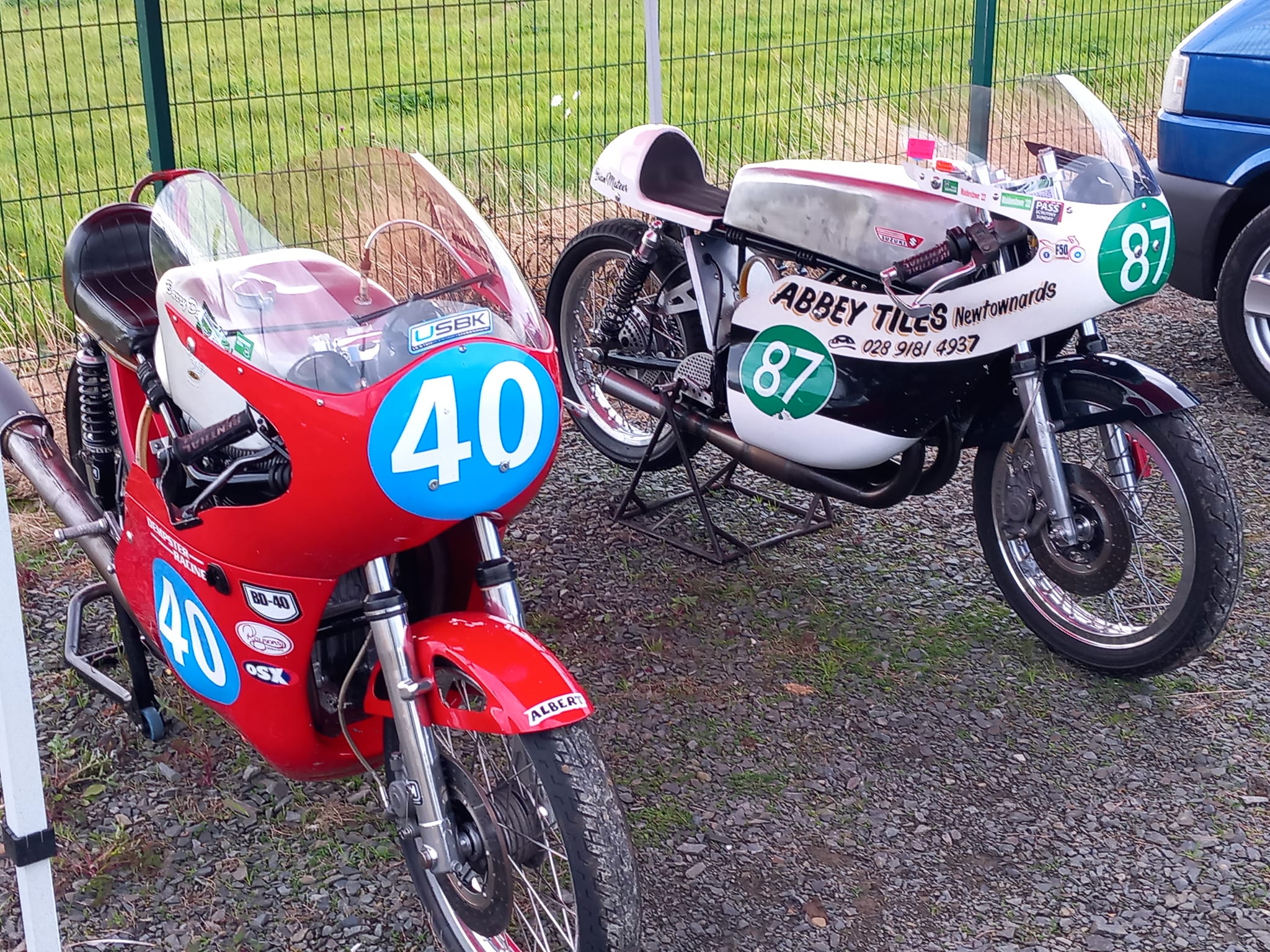 Kawasaki production twin at Bishopscourt 18/07/26