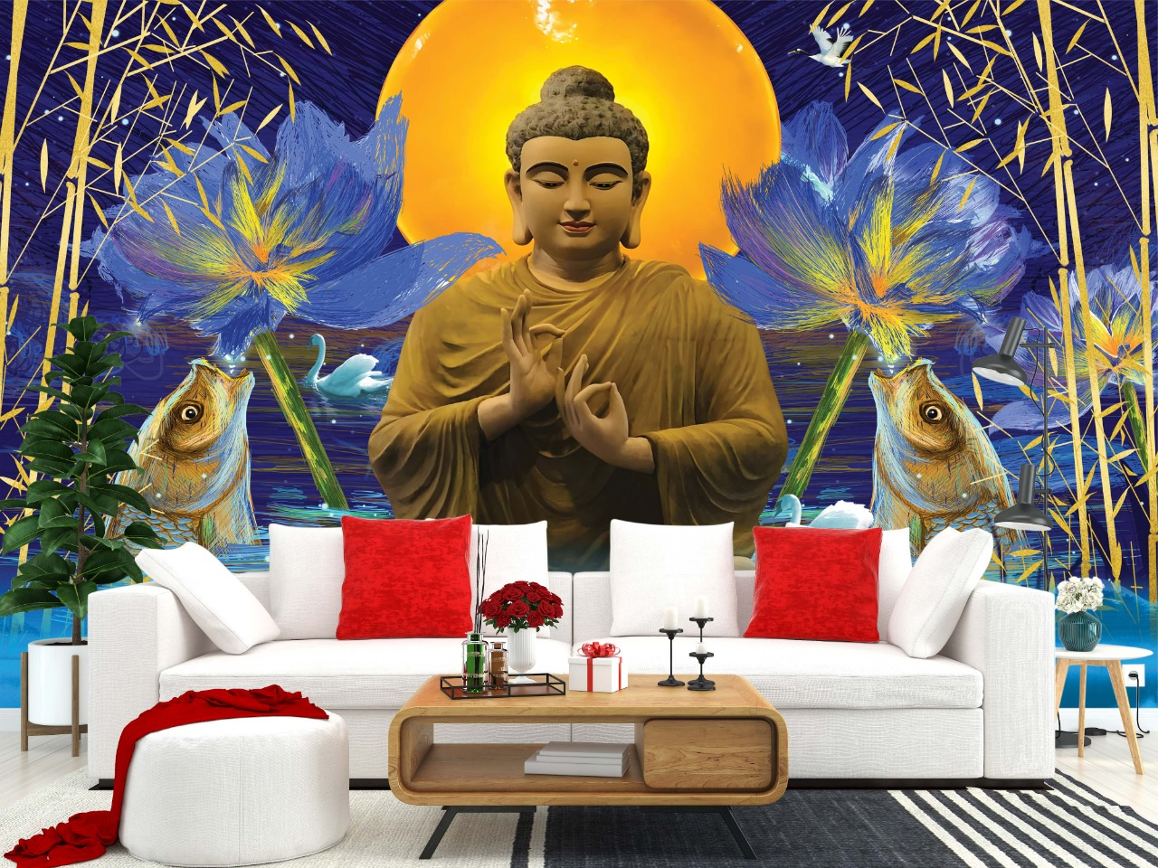 BORA HomeStore - Buddha Wall Mural is a great choice for... | Facebook