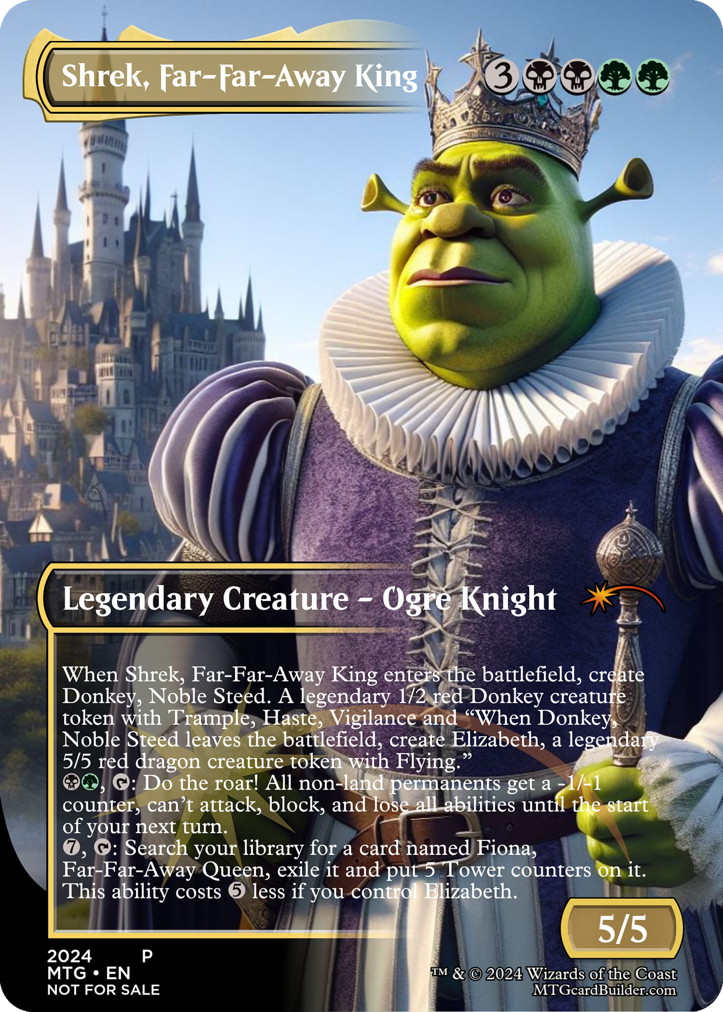 shrek mtg card Custom Deck Feedback on custom Shrek commander