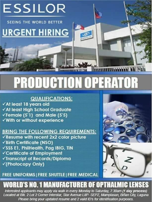 MUNTINLUPA JOB HIRING | Good day! This is from Optodev, Inc | Facebook
