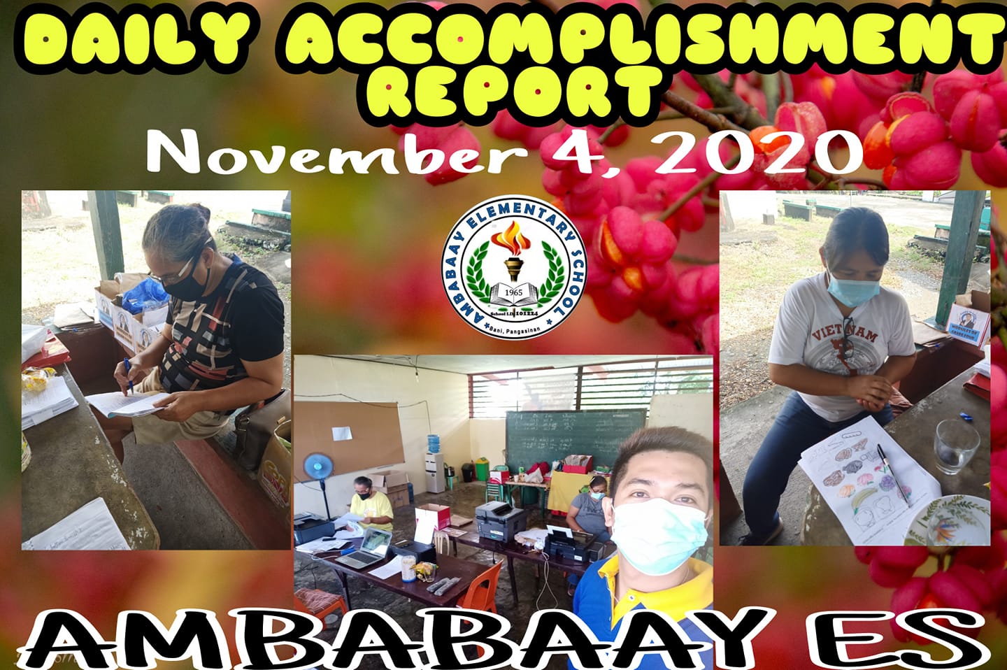 DAILY ACCOMPLISHMENT... - DepEd Tayo Ambabaay ES 101224 | Facebook