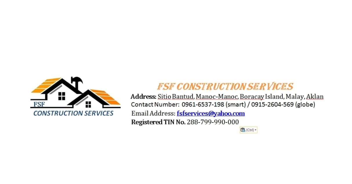 FSF Construction Services | Janiuay