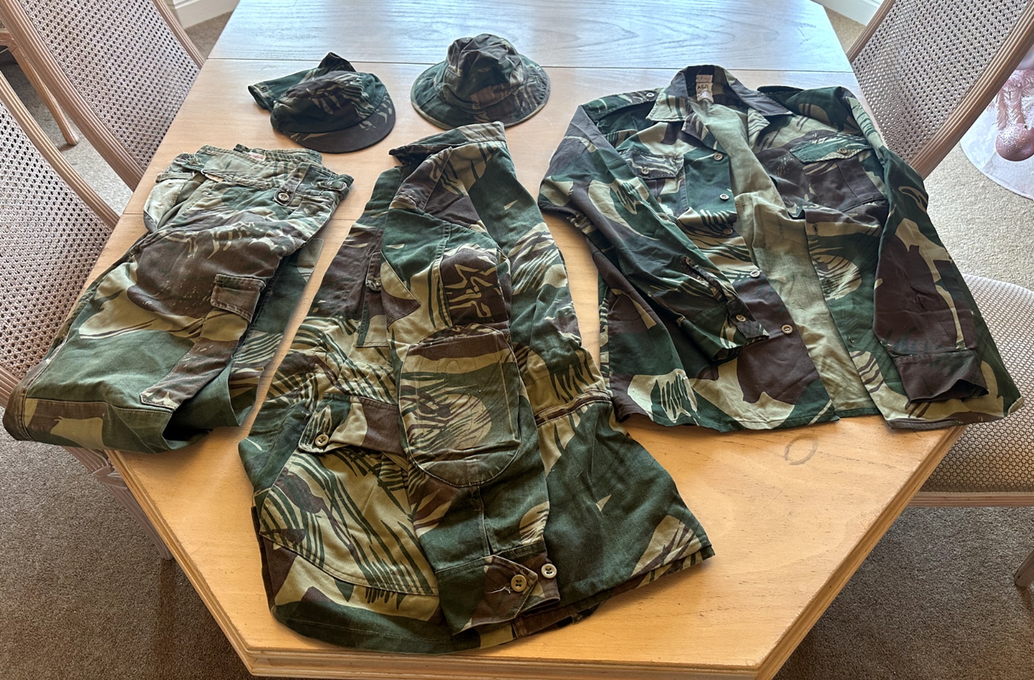 THE ICONIC RHODESIAN CAMOUFLAGE PATTERN The Rhodesian camouflage 