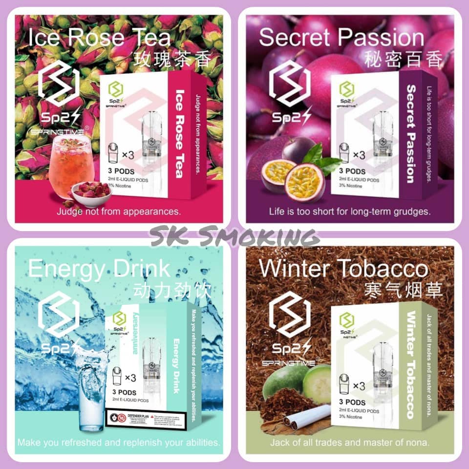 SK Smoking - SP2烟弹 有不同的口味👍每一个包你喜欢 😊 #12种不同口味 #也可以用RELX烟杆抽 只需 RM 3X ...