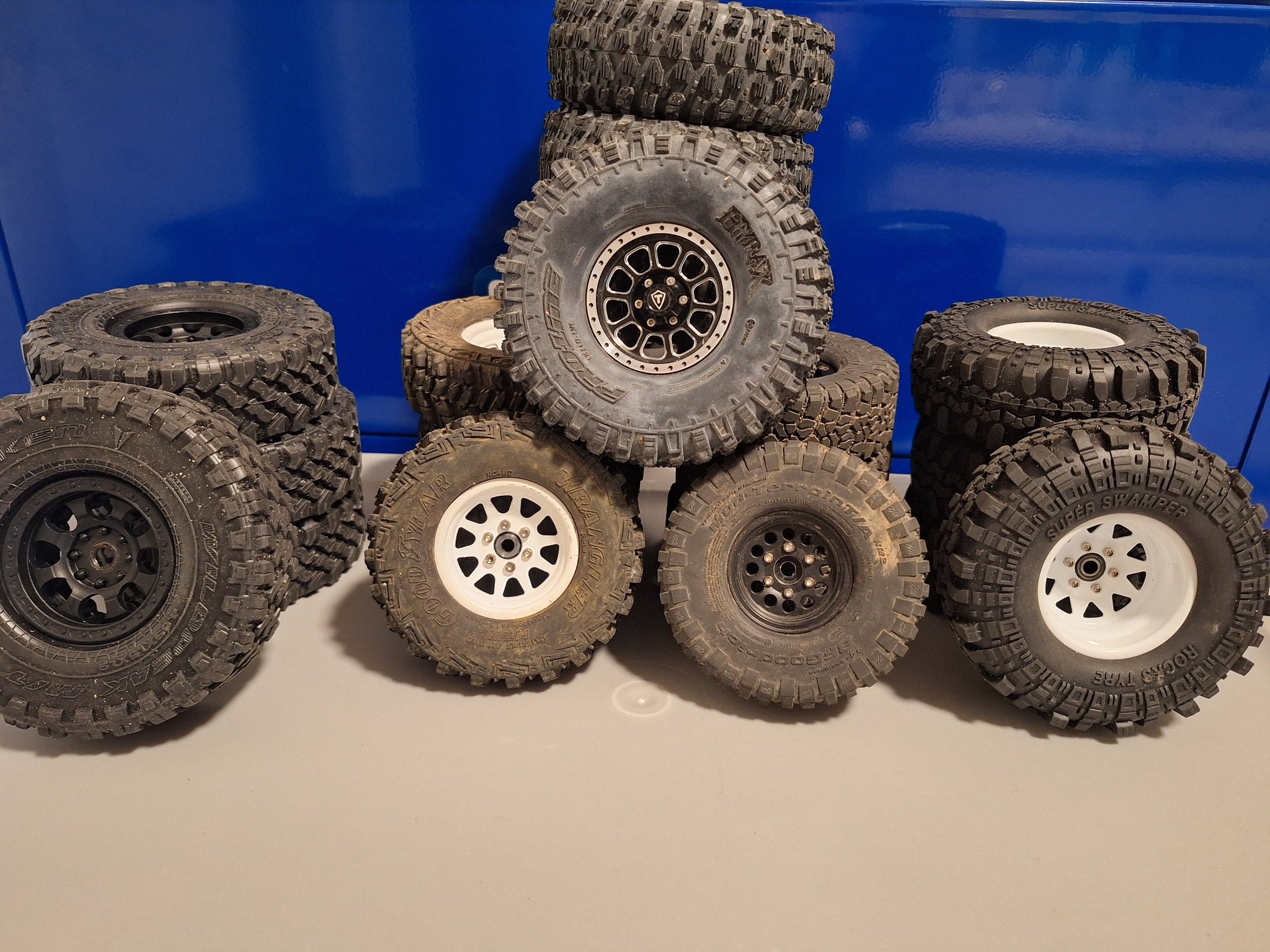 Wheels for sale! I need space in my tote. Stock Vanquish takeoff 