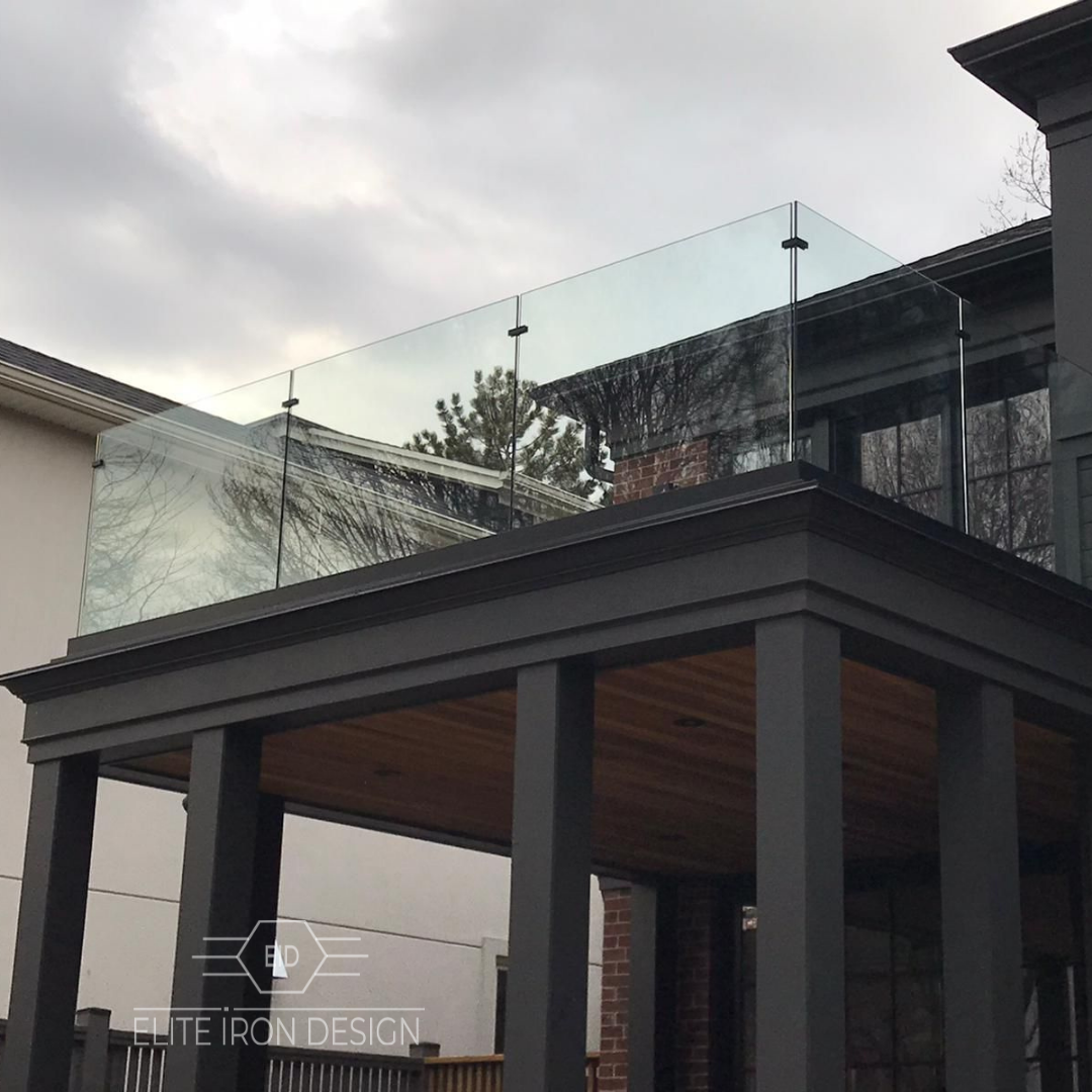 Black Channel and stand off railing... - Elite Iron Design | Facebook