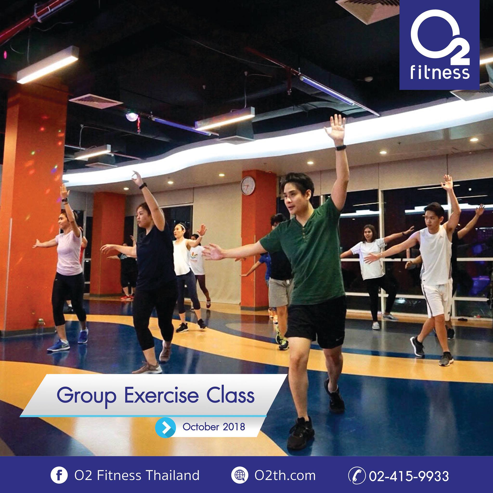 💪🏽Group Exercise Class Schedule... - O2 Fitness Thailand | Facebook