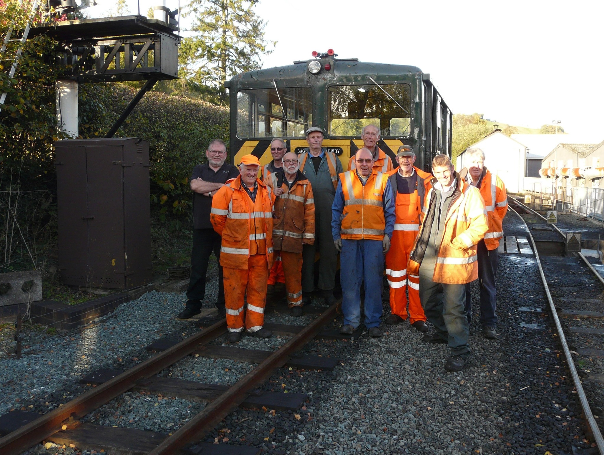 Welshpool - Track Gang Tuesday There is always work to do and the W&LLR ...