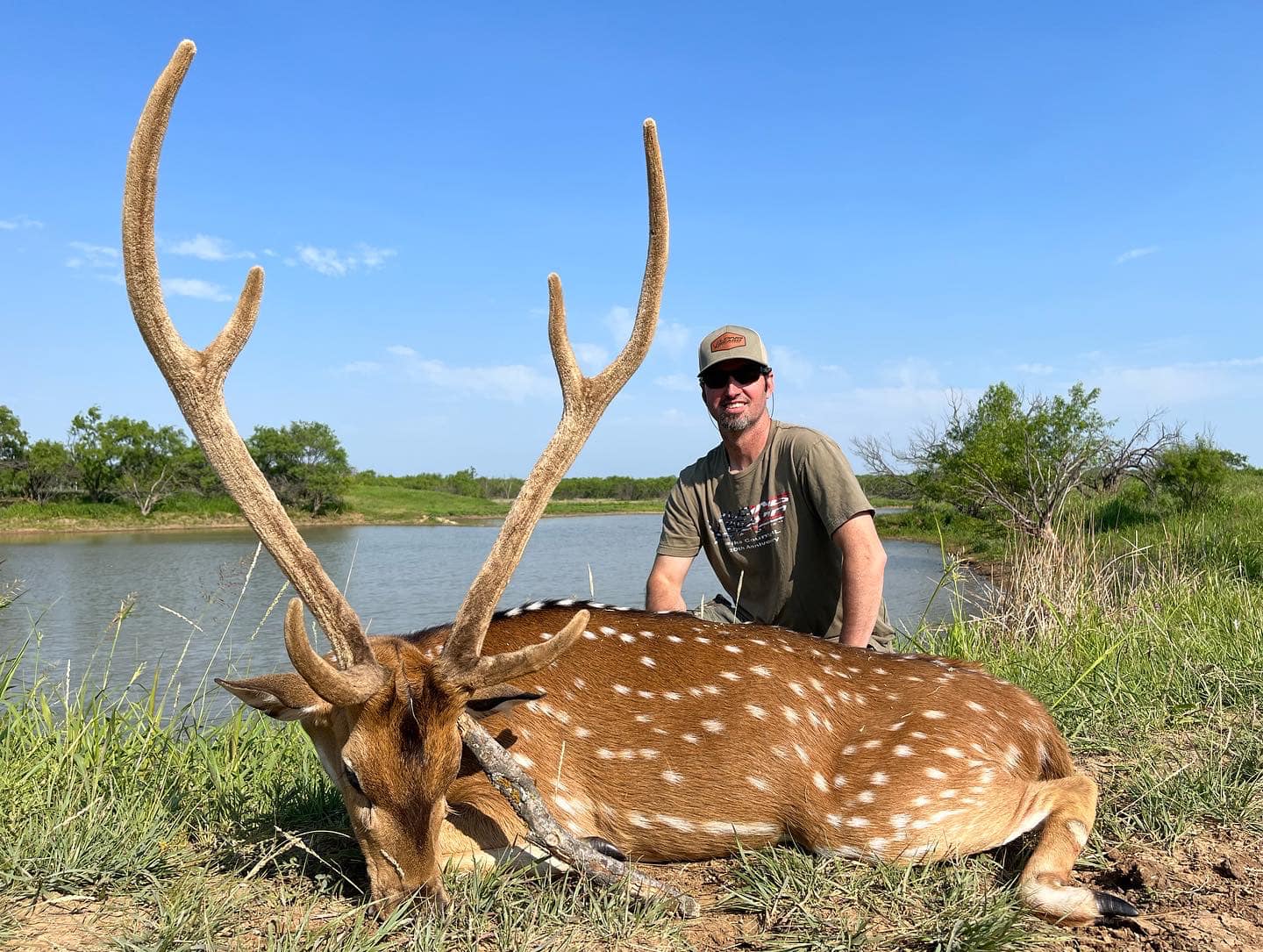 A very nice Axis buck taken this last... - S4 Hunting Ranch