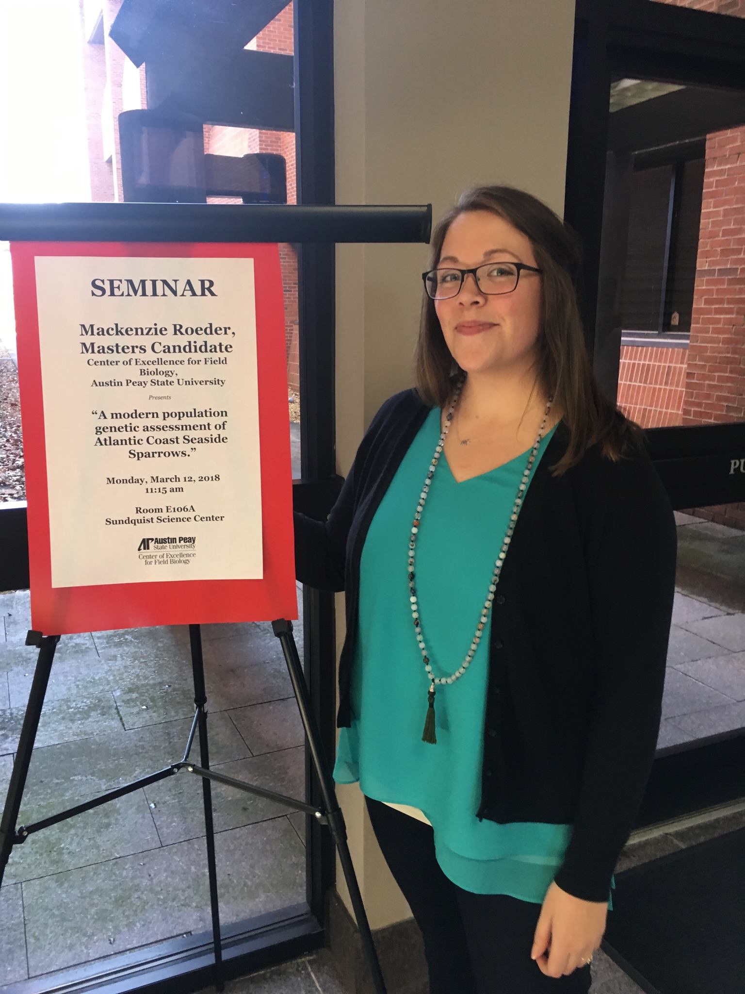 Congratulations Kenzie... - Southeastern Avian Research