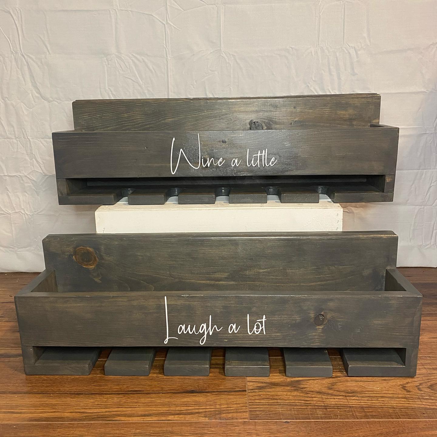 Happy Friday 🤍 Wine racks are here 😍... - Constantly Crafty | Facebook