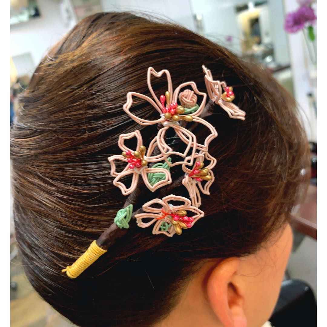 瑠璃美容室 銀座は今 桜祭り 開催中です 当店も水引きで ヘアセット ヘアメイク ヘアアレンジ Facebook