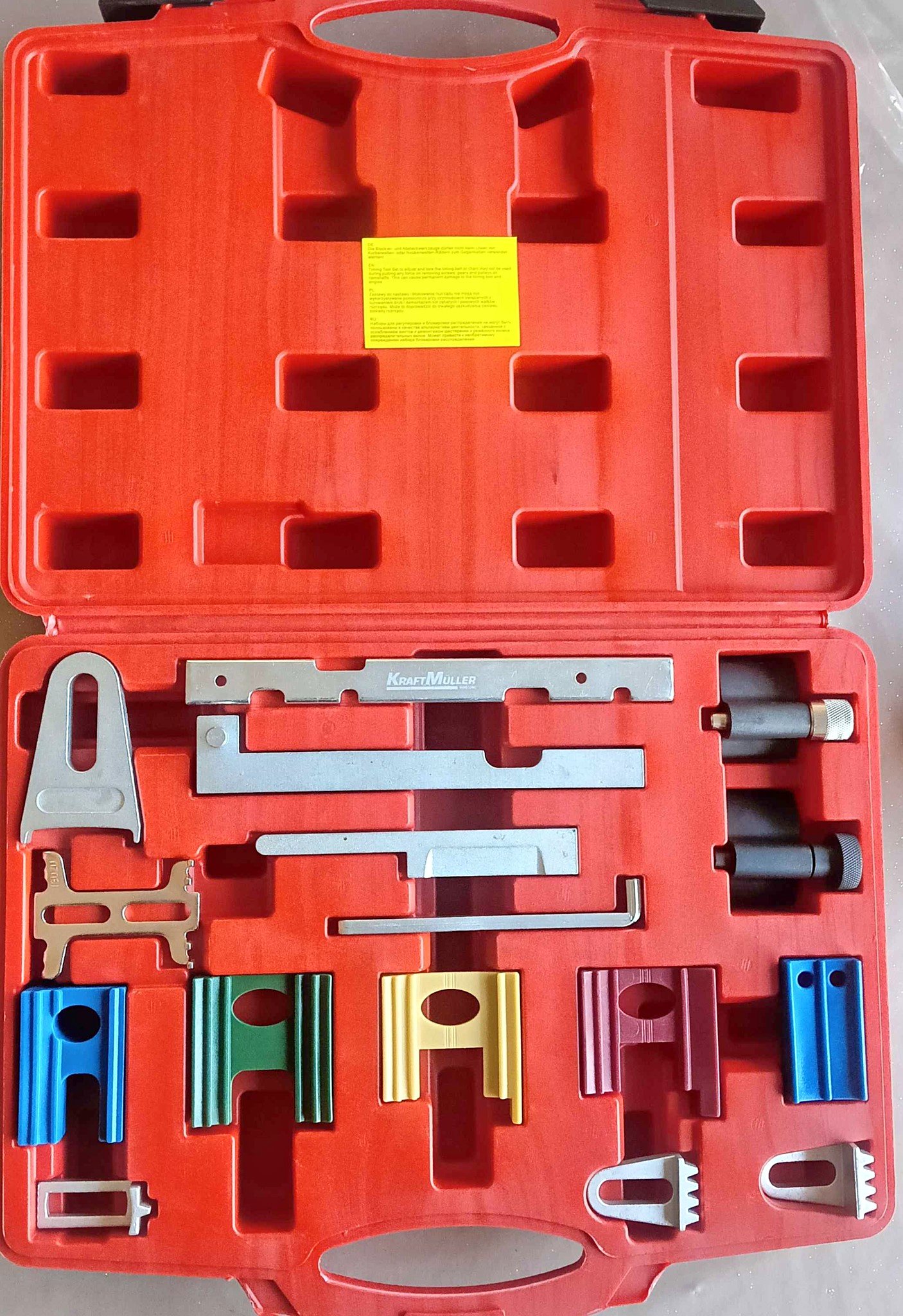 Kit de calage 16 pièces pour distribution, marque KraftMüller Pro Line ...