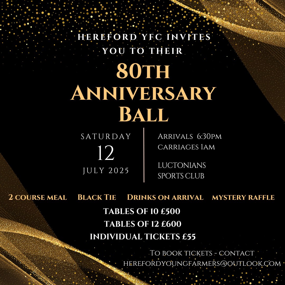 Hereford YFC 80th Anniversary Ball