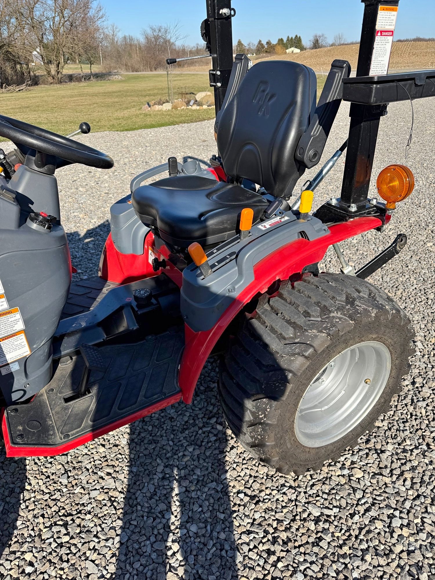 Rural King RK24 Compact tractor, Front Loader, Finish Mower - Lawn ...