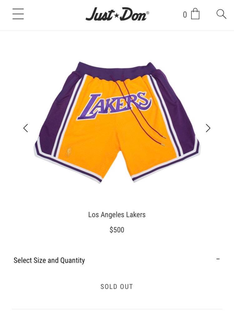 The new 👑 of LA in @justdon x #mitchellandness Shorts LeBron James