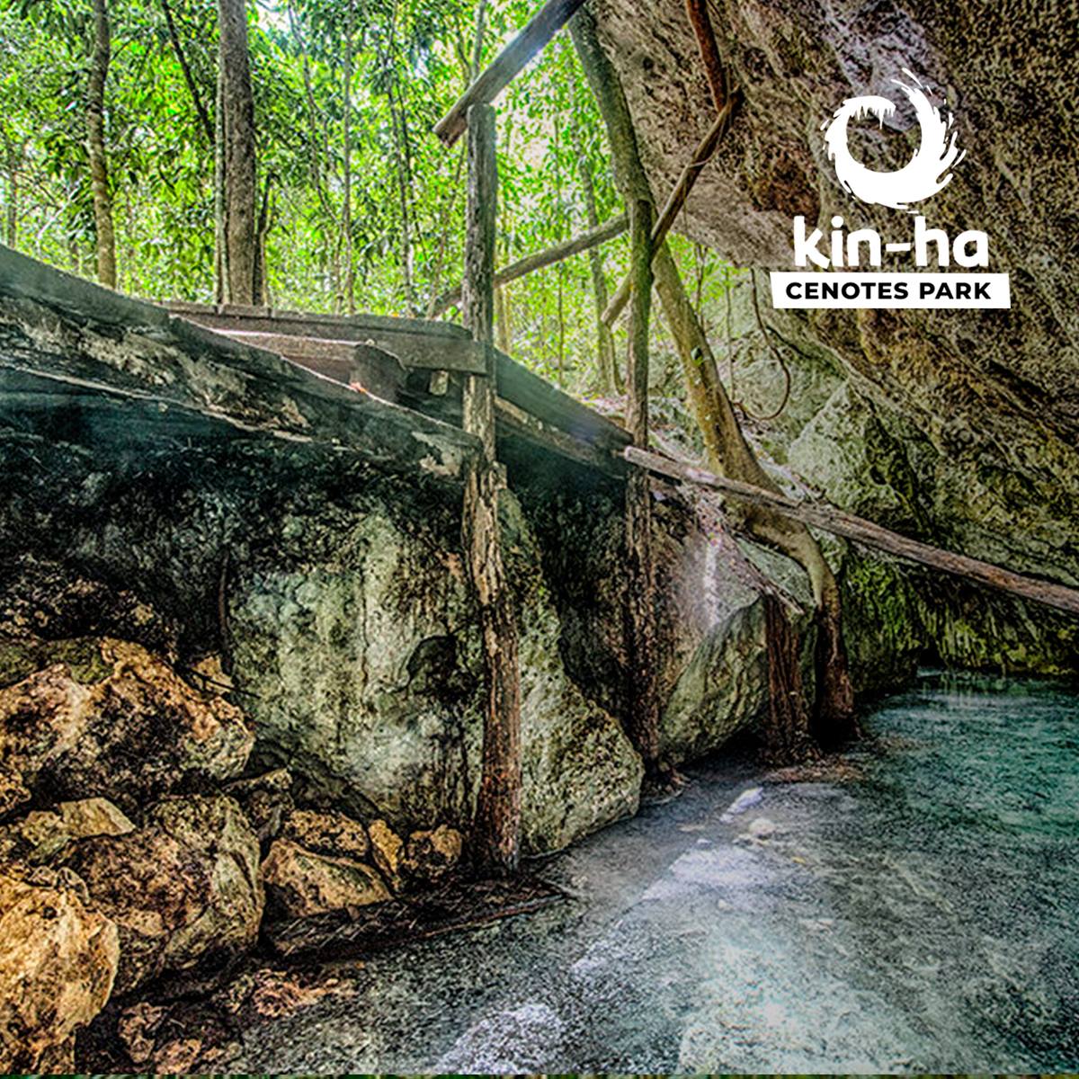 Kin Ha Cenotes - La entrada a uno de nuestros cenotes y al...