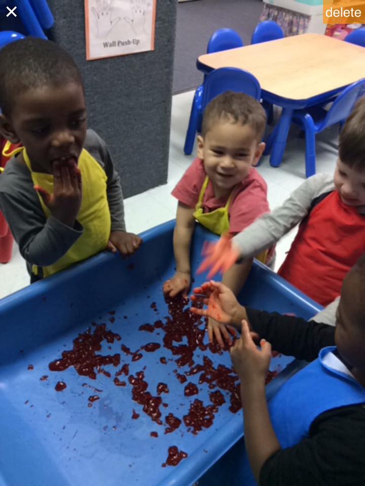 JELLO sensory play... - Just Children - Neshaminy Interplex | Facebook