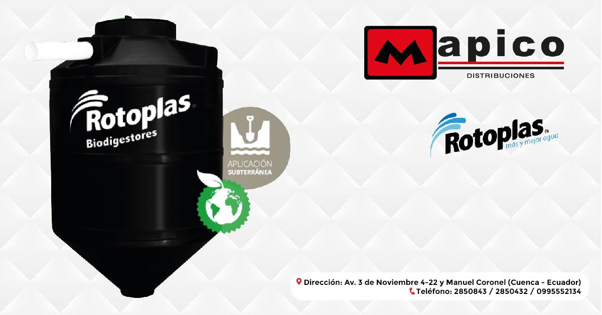 Mapico - Los Biodigestores o Fosas Sépticas #Rotoplas... | Facebook