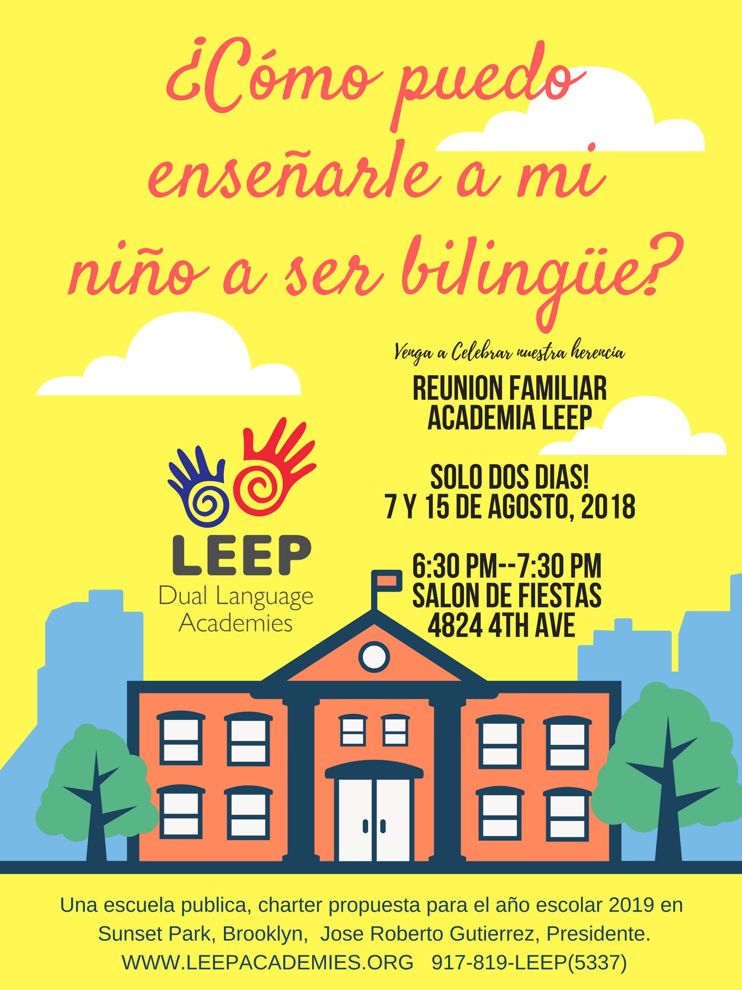 LEEP Dual Language Academy Charter School - YA LLEGARON los letreros ...