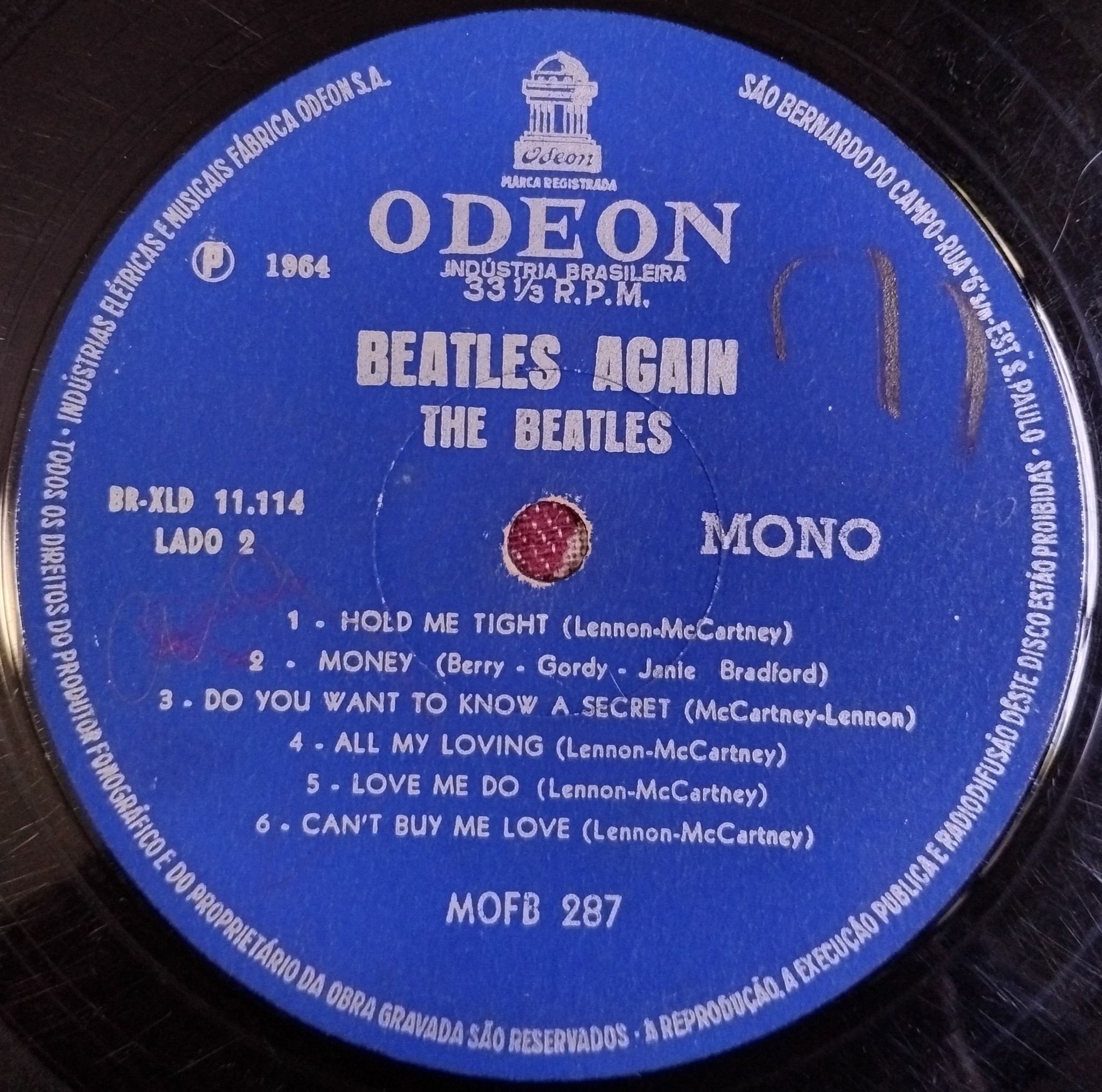 The Beatles Again Odeon Records Brazil This is probably the third 