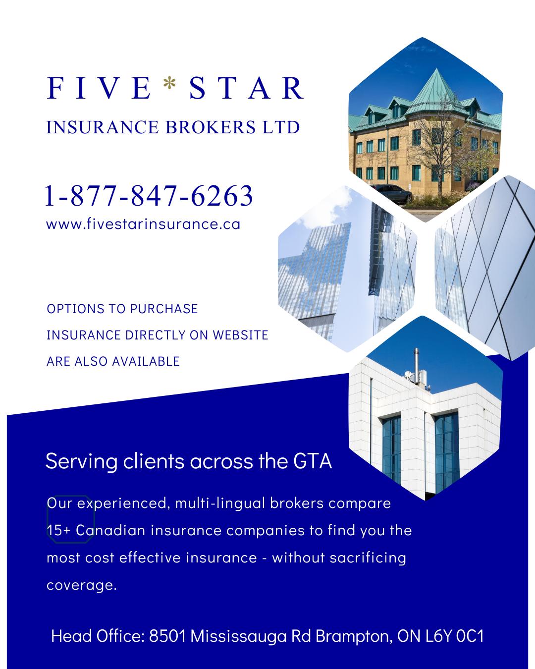 Five Star Insurance Brokers | Brampton ON