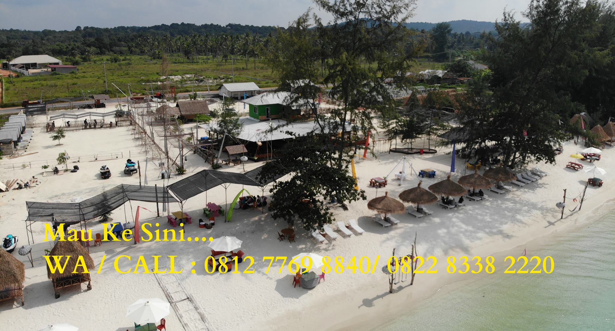 Wisata Pulau Abang - Sore hari di Pantai Rano ...