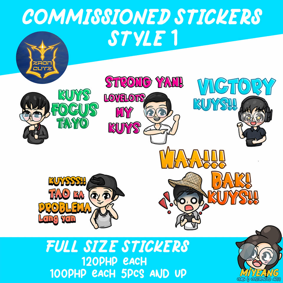 MiYeang - Commission Stickers Is now available 😍 ...