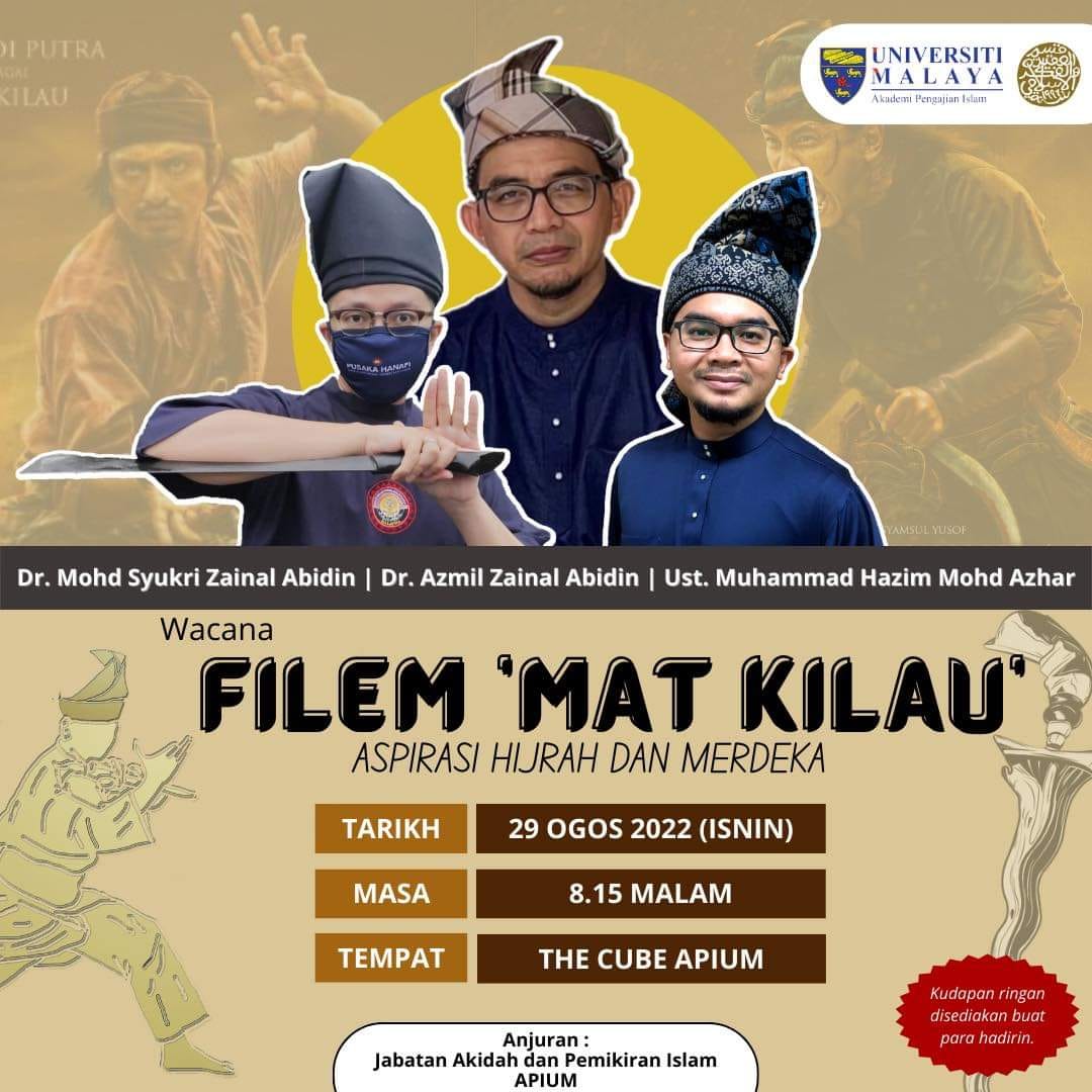 WACANA FILEM MAT KILAU:... - Academy of Islamic Studies | Facebook