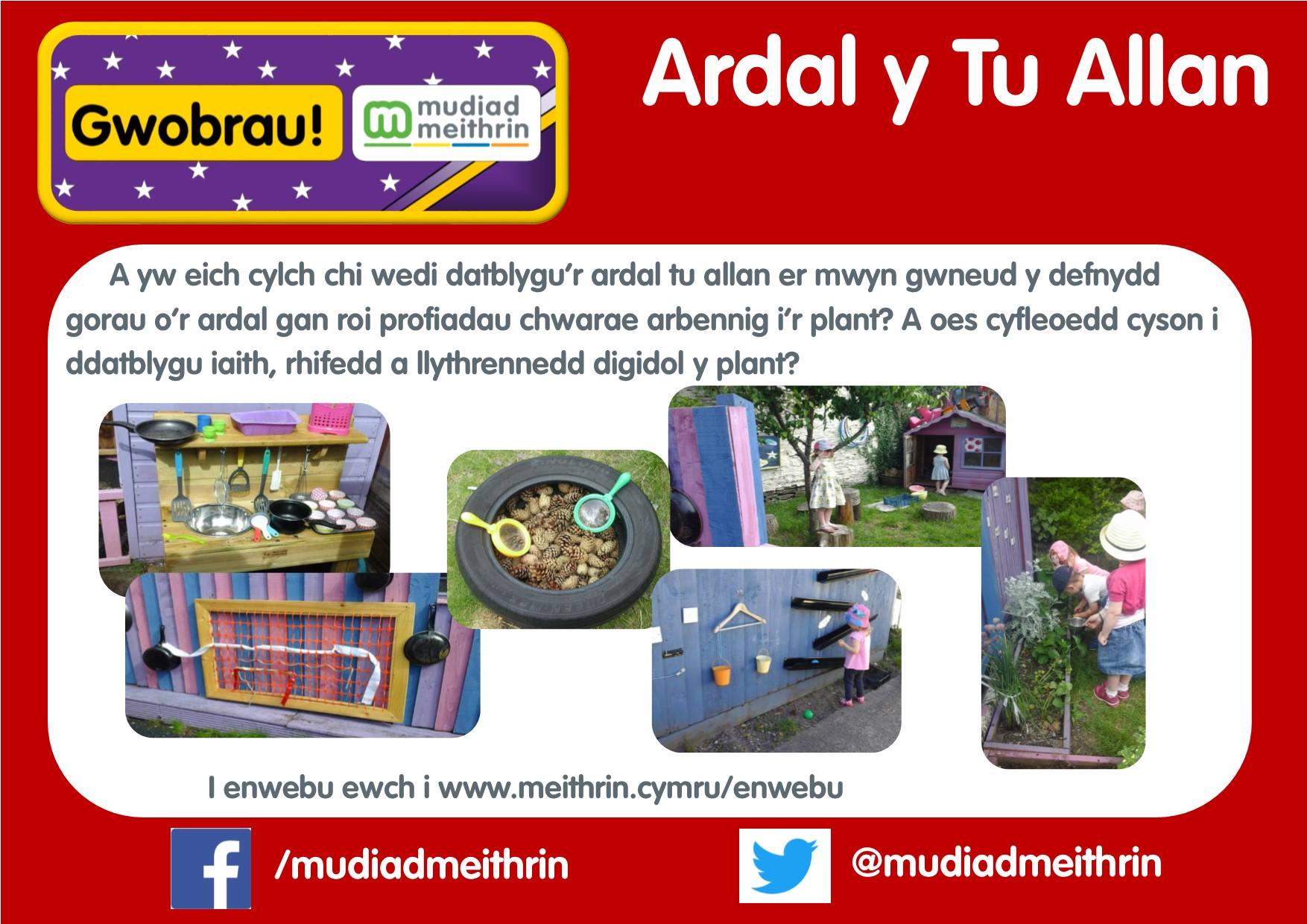 Mudiad Meithrin - 🦋🐞🌳 ARDAL Y TU ALLAN 🌳🐞🦋 Ydych cylch chi...