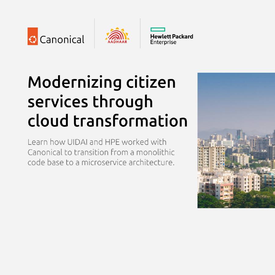 Ubuntu - Modernizing citizen services at scale. UIDAI,... | Facebook