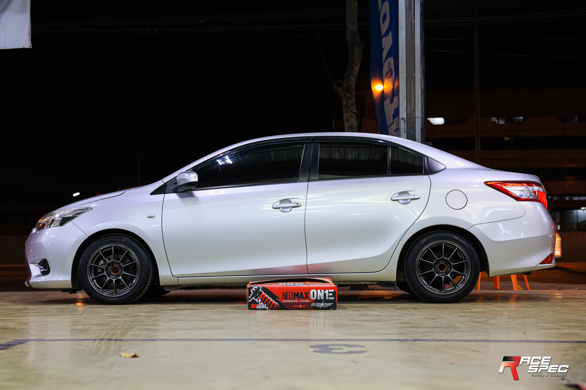 RaceSpec wheel - Toyota Vios จัด ล้อยางชุดใหม่ พร้อมจัดทรง...