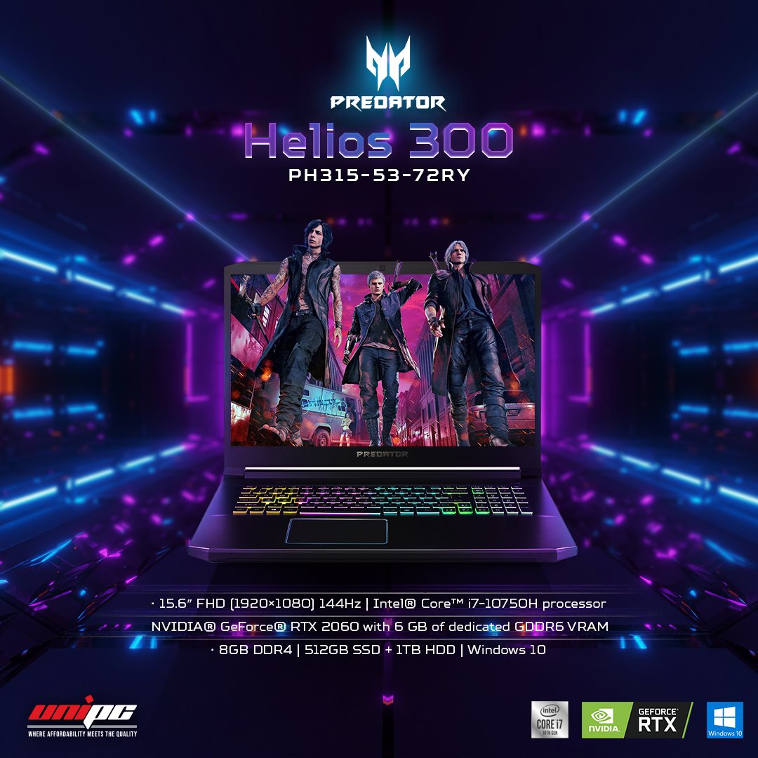 UniPC - Your gaming laptop’s style should match your own