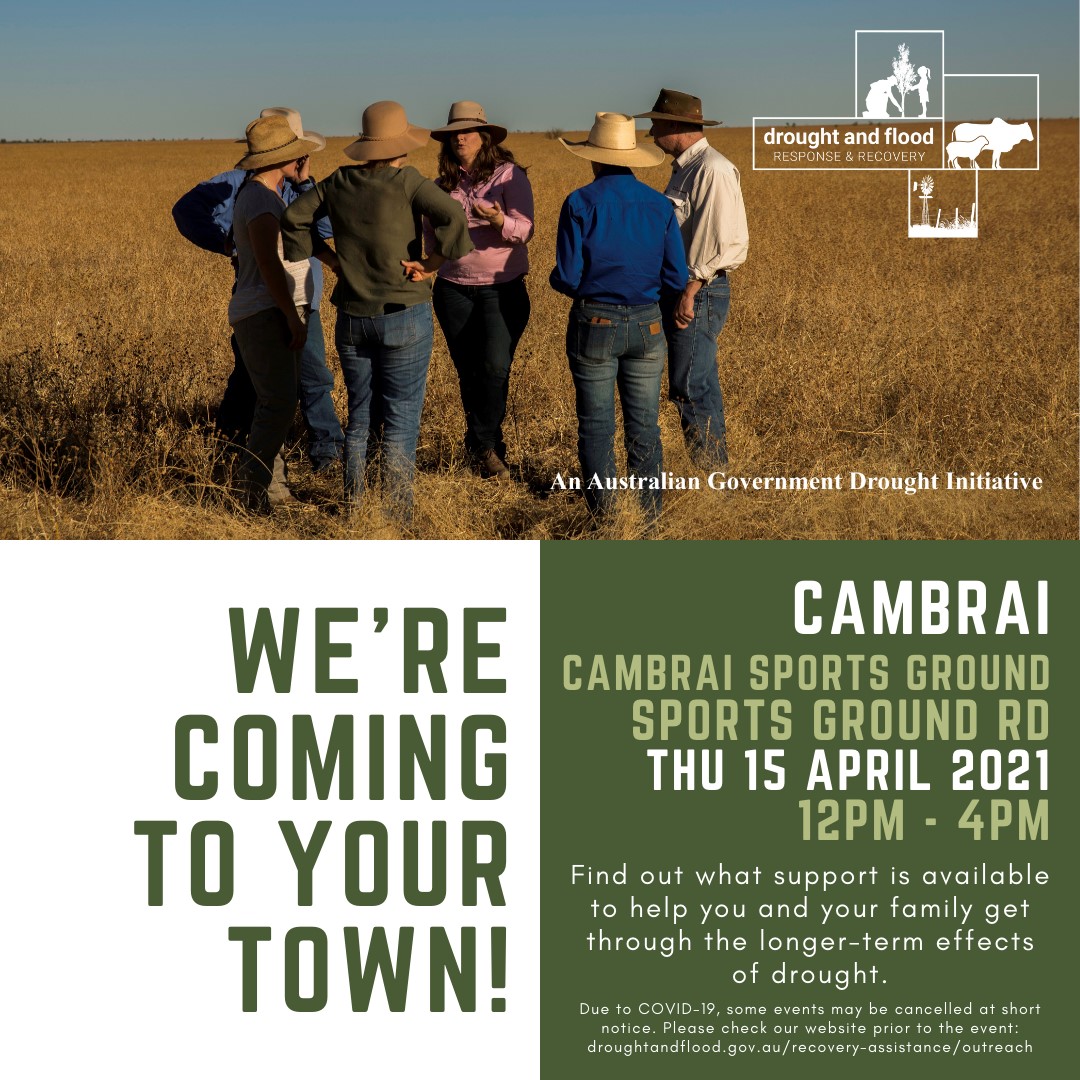 Community Outreach Events - Cambrai... - Mid Murray Council | Facebook