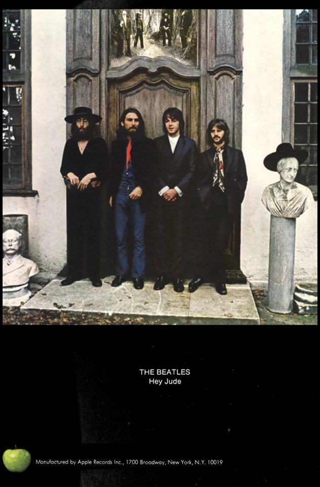 The Beatles' Hey Jude album released in 1970