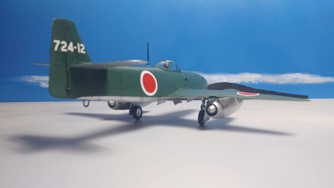 Japanese Navy Kikka jet fighter model