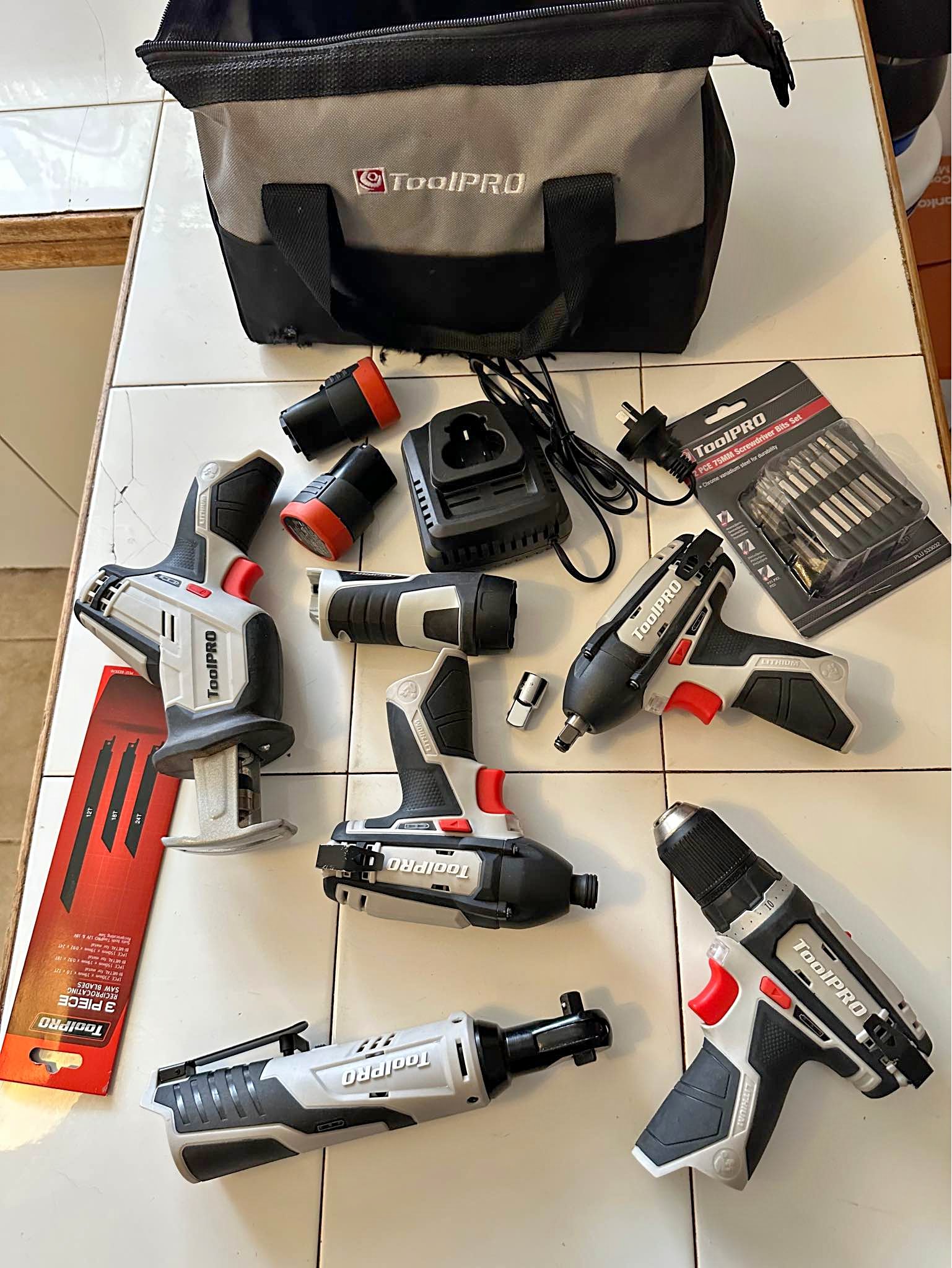 ToolPro 12v Ultimate Power Kit + Saw - Mixed Power Tool Sets ...