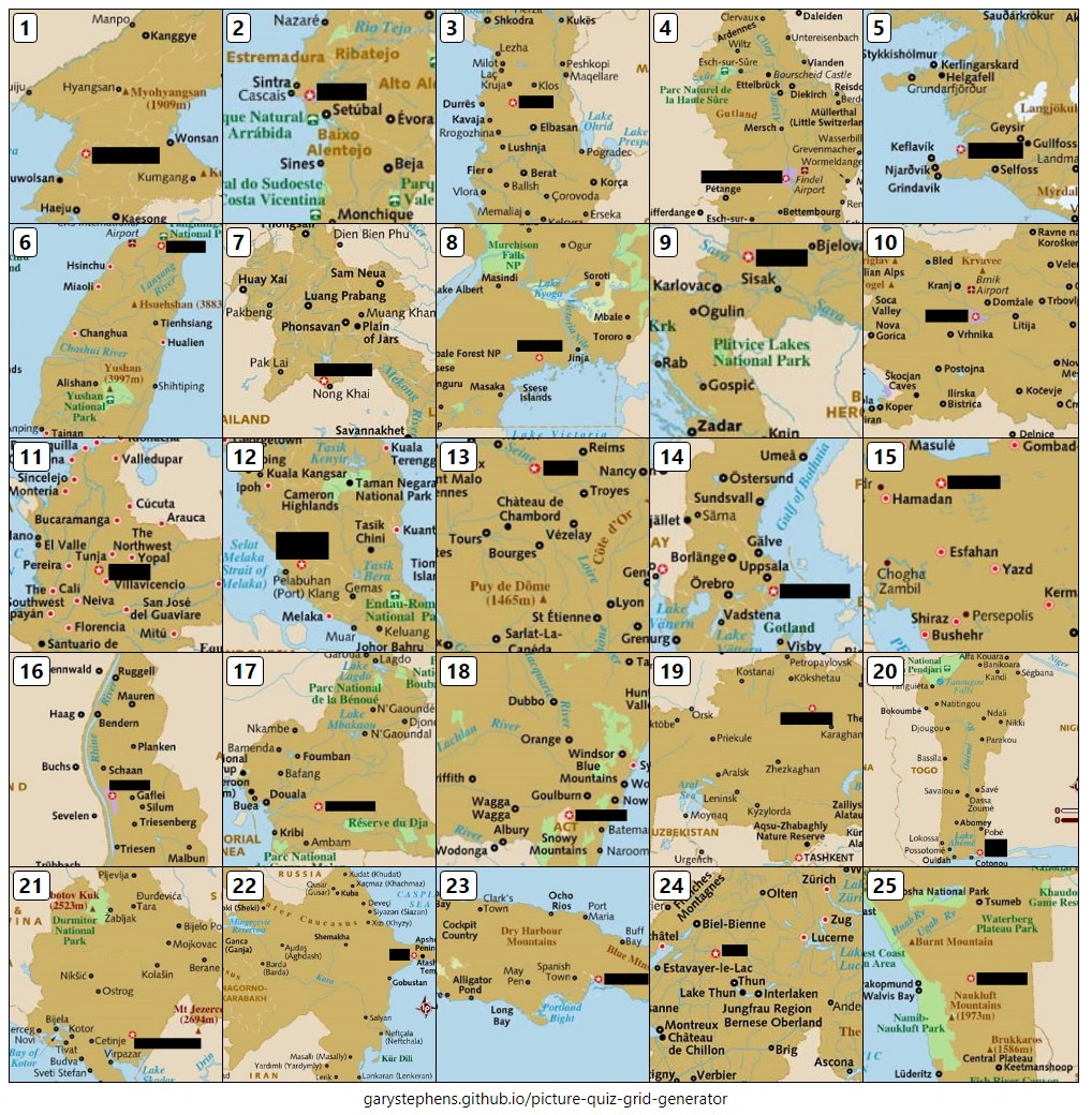 Irish Quiz Organisation - Can you name these national capital cities ...