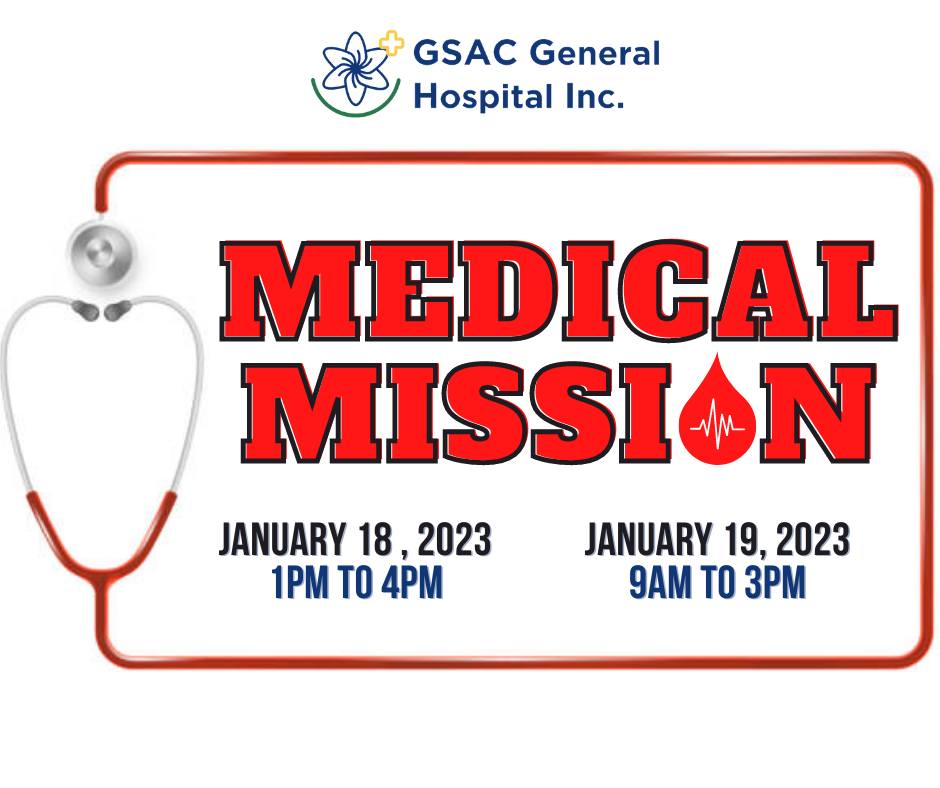 📍MEDICAL MISSION 📌GSAC General... - GSAC General Hospital Inc | Facebook
