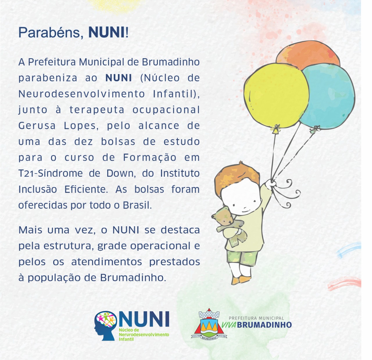 O NUNI (Núcleo de... - Prefeitura de Brumadinho | Facebook
