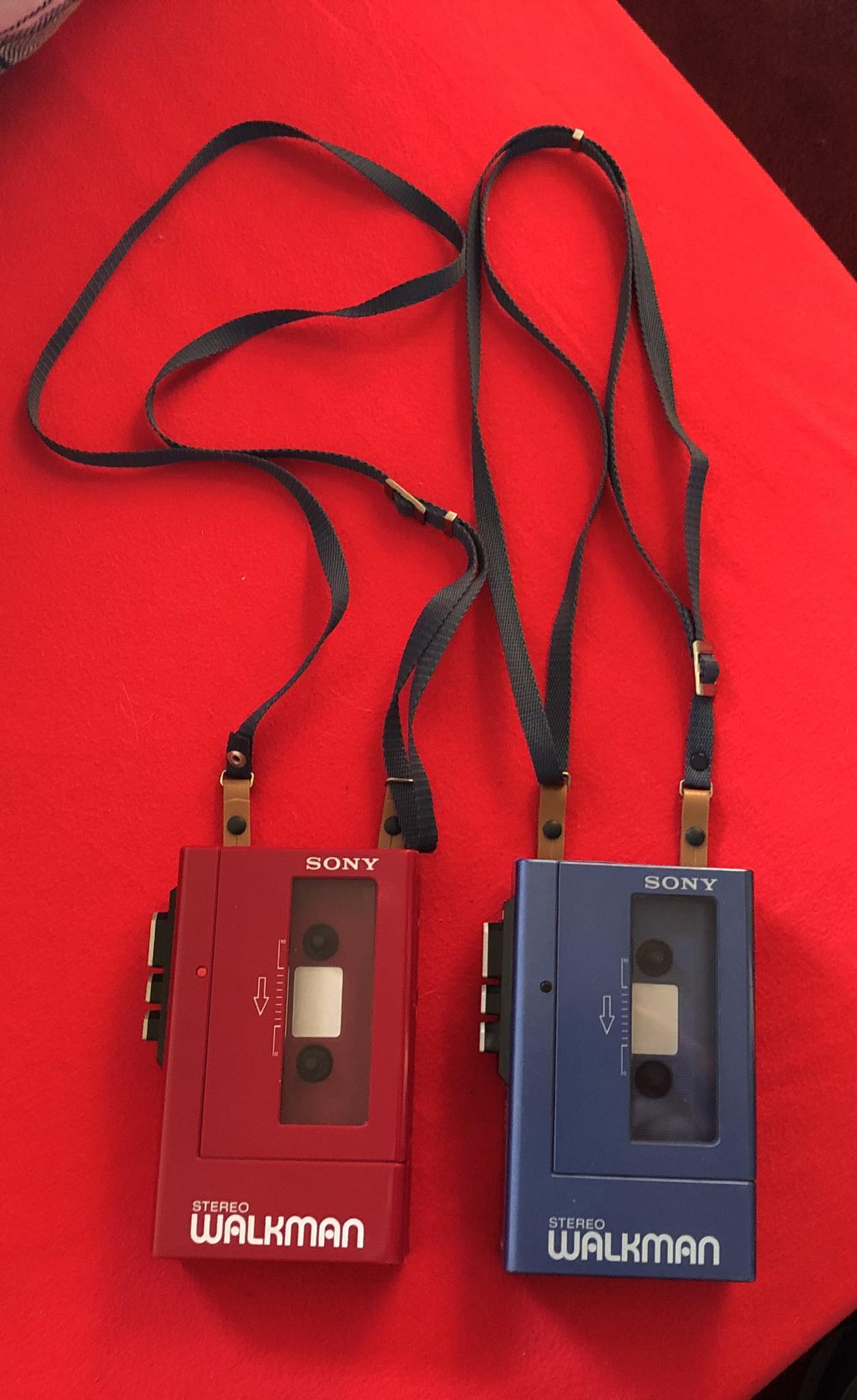 Sony WM-4 Walkman color options in 1982