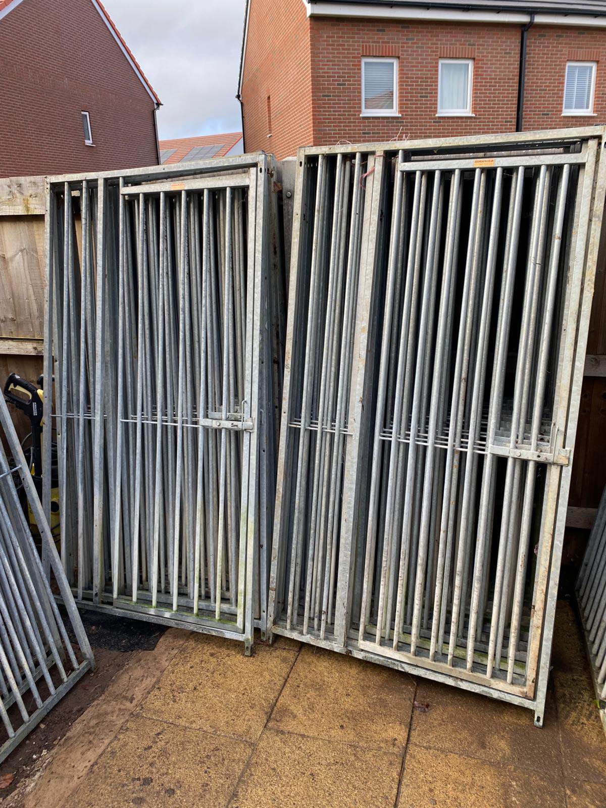 Galvanised dog run panels - Pet Fences & Gates - Evesham | Facebook