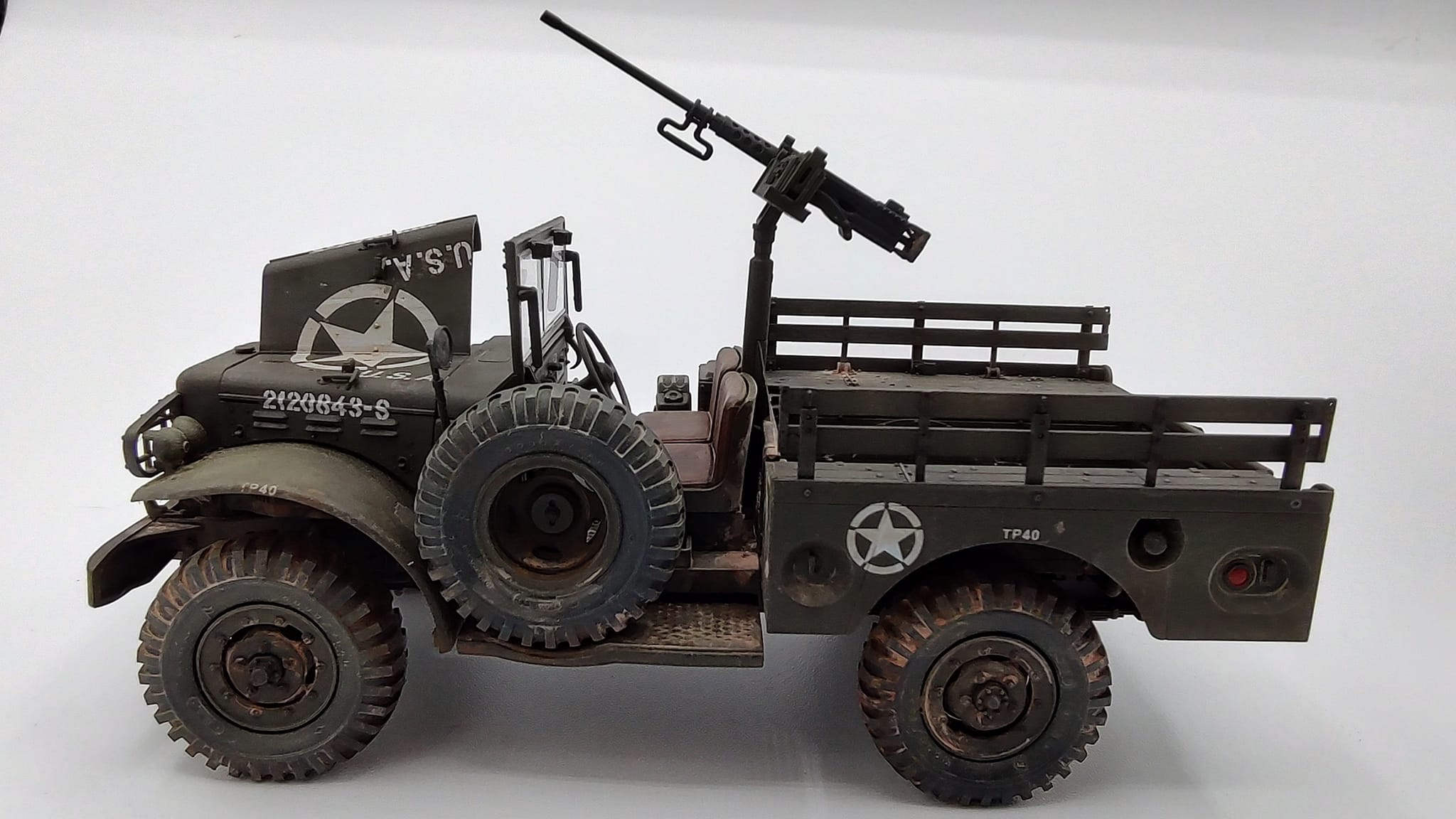 Just finished this AFV Club WC52 U.S. 3/4 ton Weapons Carrier