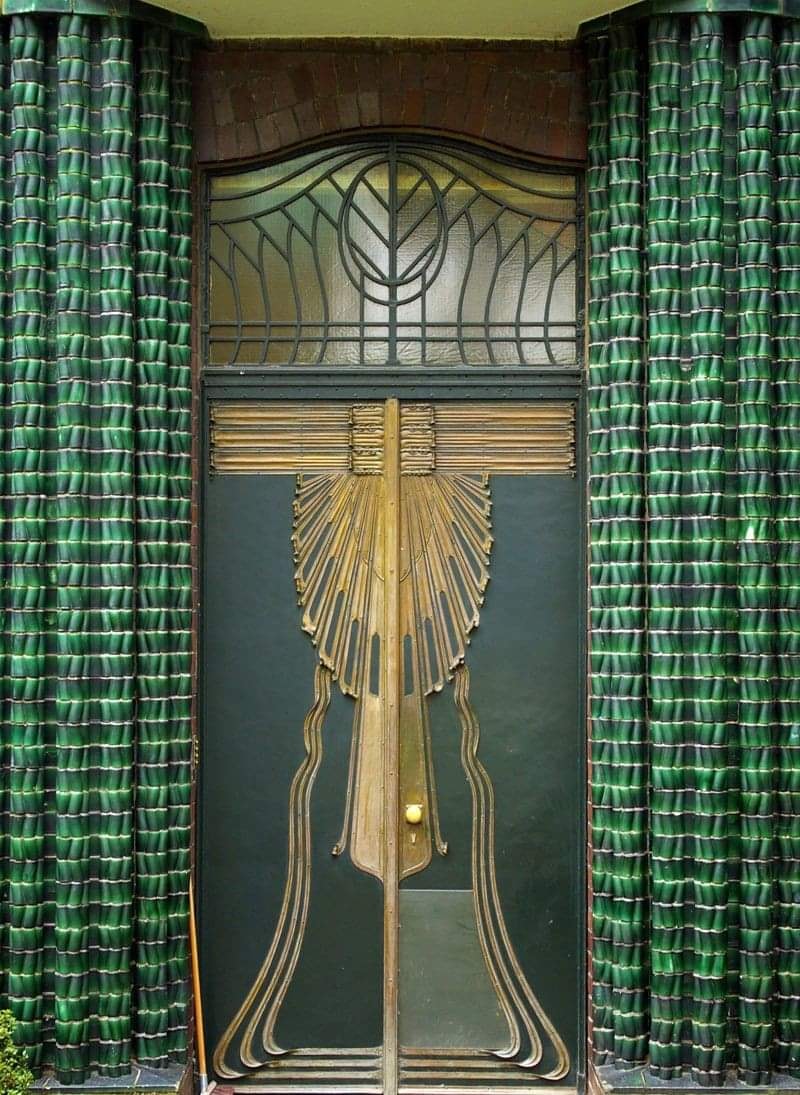 Peter Behrens' house in Darmstadt, Germany, Jugenstil architecture