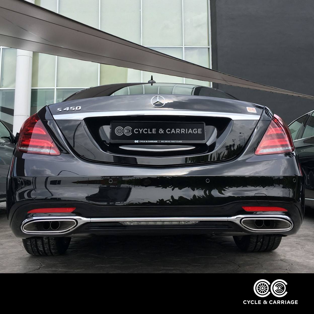 Cycle - We still loving the new Mercedes-Benz S450 rear end view 