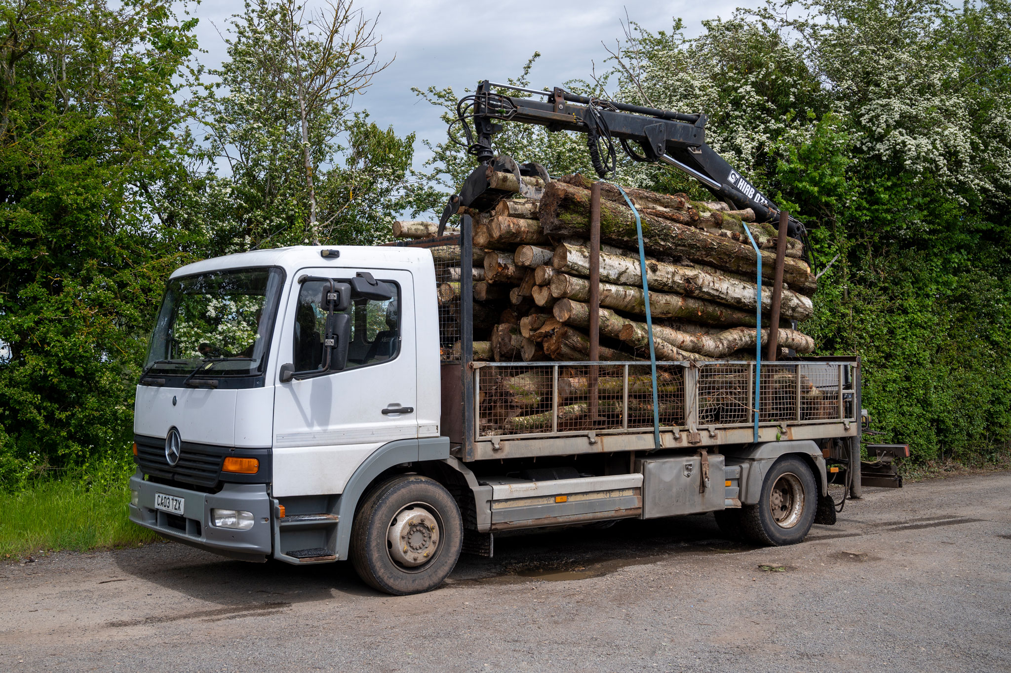 R B Timber - Our truck bringing timber in today, with...
