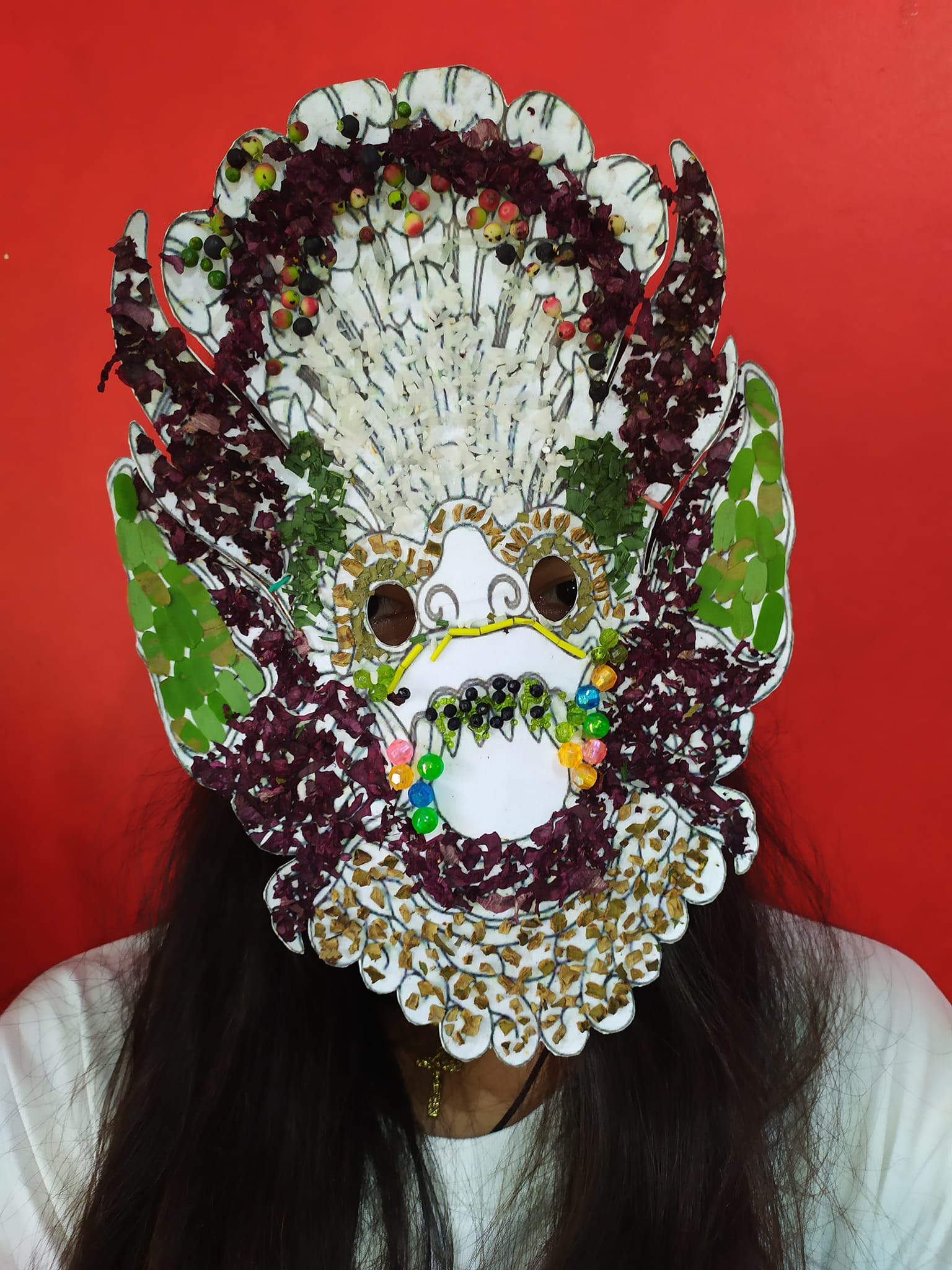 Mapeh Nation - Wayang Kulit Puppet Mask made of Indigenous...