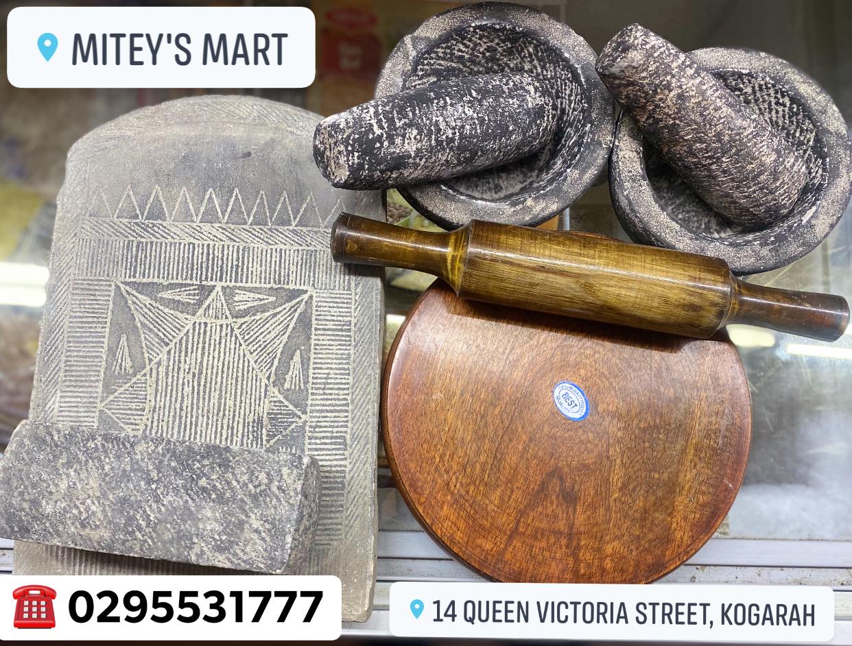 Gooday - नेपाली सिलौटो, खल (Mortar & Grinder) & रोटी बेल्ना सेट ...