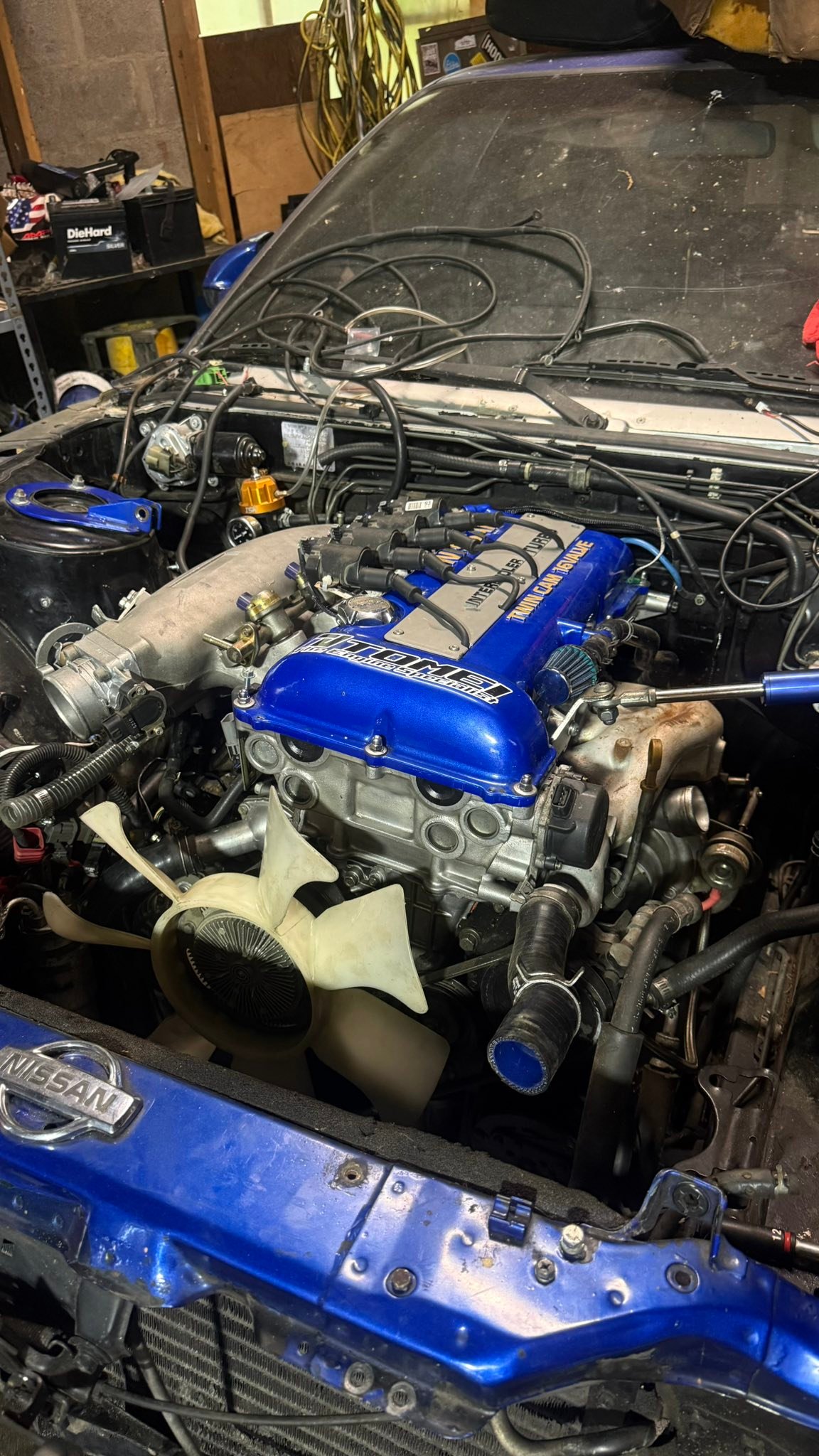 How to tuck engine bay loom in sr20det